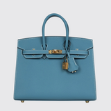 Birkin 25 in Bleu Jean