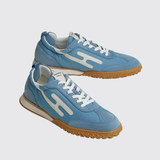 Jet Sneakers in Bleu Jean / Blanc