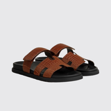 Chypre Sandals in Rouge Sépia