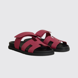 Chypre Sandals in Rose Magenta