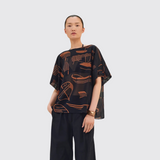 "Thalassa Tattoo" Beach Tunic