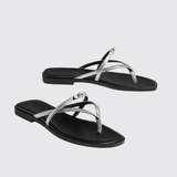 Miss Sandals in Gris Argente
