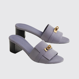 Gigi 50 Sandals in Violet Glycine