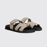 Chypre Sandals in Beige Galet