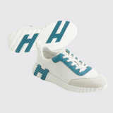 Bouncing Sneakers in Blanc/Bleu Minéral