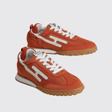 Jet Sneakers in Marron Brique / Blanc