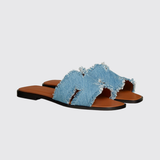 Oran Sandals in Bleu Clair