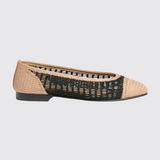 Raffia Ballet Flats