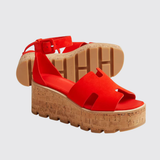 Luce 30 Sandals in Rouge Grenadine