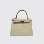 Pre-owned Hermès Kelly 25 in Beton, image 1