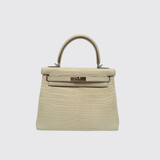 Pre-owned Hermès Kelly 25 in Beton, image 1