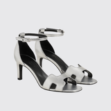 Joy 70 Sandals in Gris Argenté