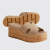 Eze 30 Sandals in Beige Camel