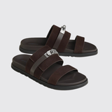 Jackson Sandals in Marron Ebène