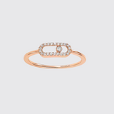 Move Uno Ring (Pink Gold)
