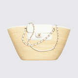 Large Braided Straw Bag
