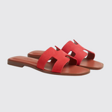 Oran Sandals in Rouge Cinétique