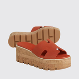 Eze 30 Sandals in Marron Brique