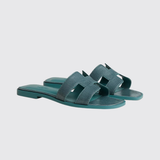 Oran Sandals in Bleu Paon