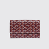 Varenne Continental Wallet in Burgundy