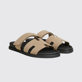 Chypre Sandals in Beige Sable