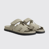 Chypre Sandals in Beige Esquisse