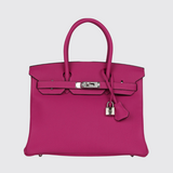 Birkin 30 in Rose Pourpre