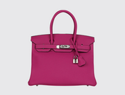 Hermès Birkin 30 in Rose Pourpre, image 1