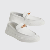 Game Slip-Ons in Blanc