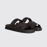 Chypre Sandals in Marron Ebene