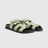 Chypre Sandals in Vert De Mer