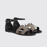 Santorini Sandals in Ombre / Noir