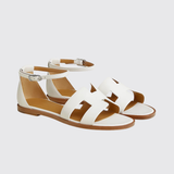 Santorini Sandals in Blanc