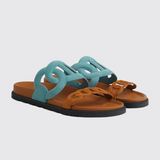 Extra Sandals in Bleu Minéral/Naturel