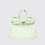 Preloved Birkin 25 in Vert Fizz