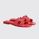 Oran Sandals in Rose Vermillon
