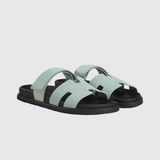 Chypre Sandals in Bleu Glacier