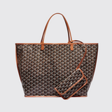 Anjou GM Bag in Tan/Black