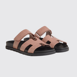 Chypre Sandals in Rose Porcelaine