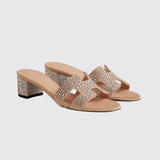 Oasis Sandals in Beige Perlino