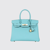 Preloved Birkin 30 in Bleu Atoll