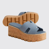 Eze 30 Sandals in Bleu Grignon