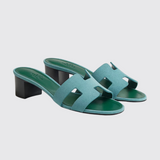 Oasis Sandals in Bleu Minéral