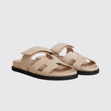 Chypre Sandals in Beige Nude
