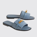Giulia Sandals in Bleu Grignon