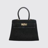 Vintage Kelly 20 in Black Veau Doblis (Rare)