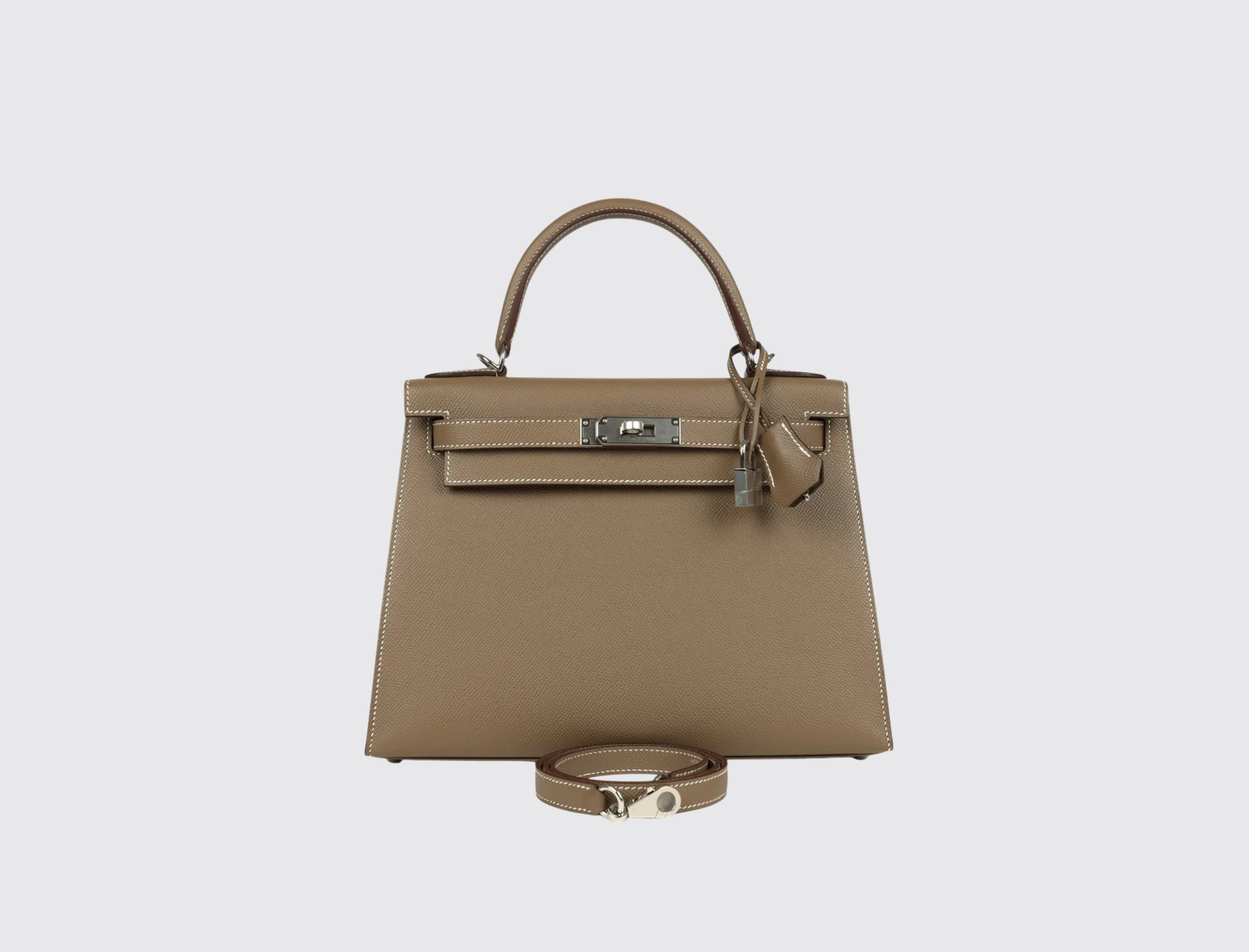 Pre-owned Hermès Kelly 28 in Etoupe, image 1