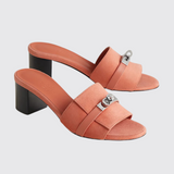 Gigi 50 Sandals in Rose Bubinga