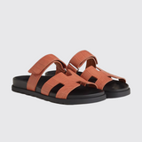 Chypre Sandals in Rose Bois de Santal
