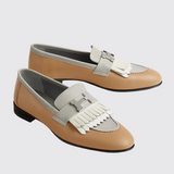 Royal Loafers in Multicolore Beige Albinos